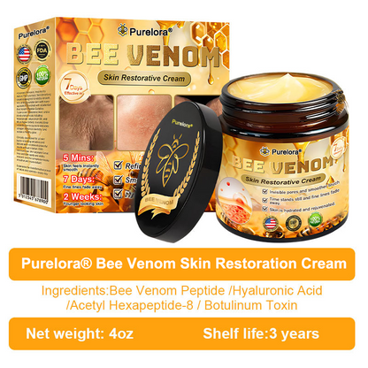 "Made and Shipped from America|✅ Official Store✨Purelora® Bee Venom Skin Restorative Cream 🔥 LAST DAY 80% OFF 💎"
