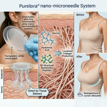 🏆Purelora® ✨BREAST VOLUME BOOST & FIRM Advanced Nano Microneedle Patch🎀