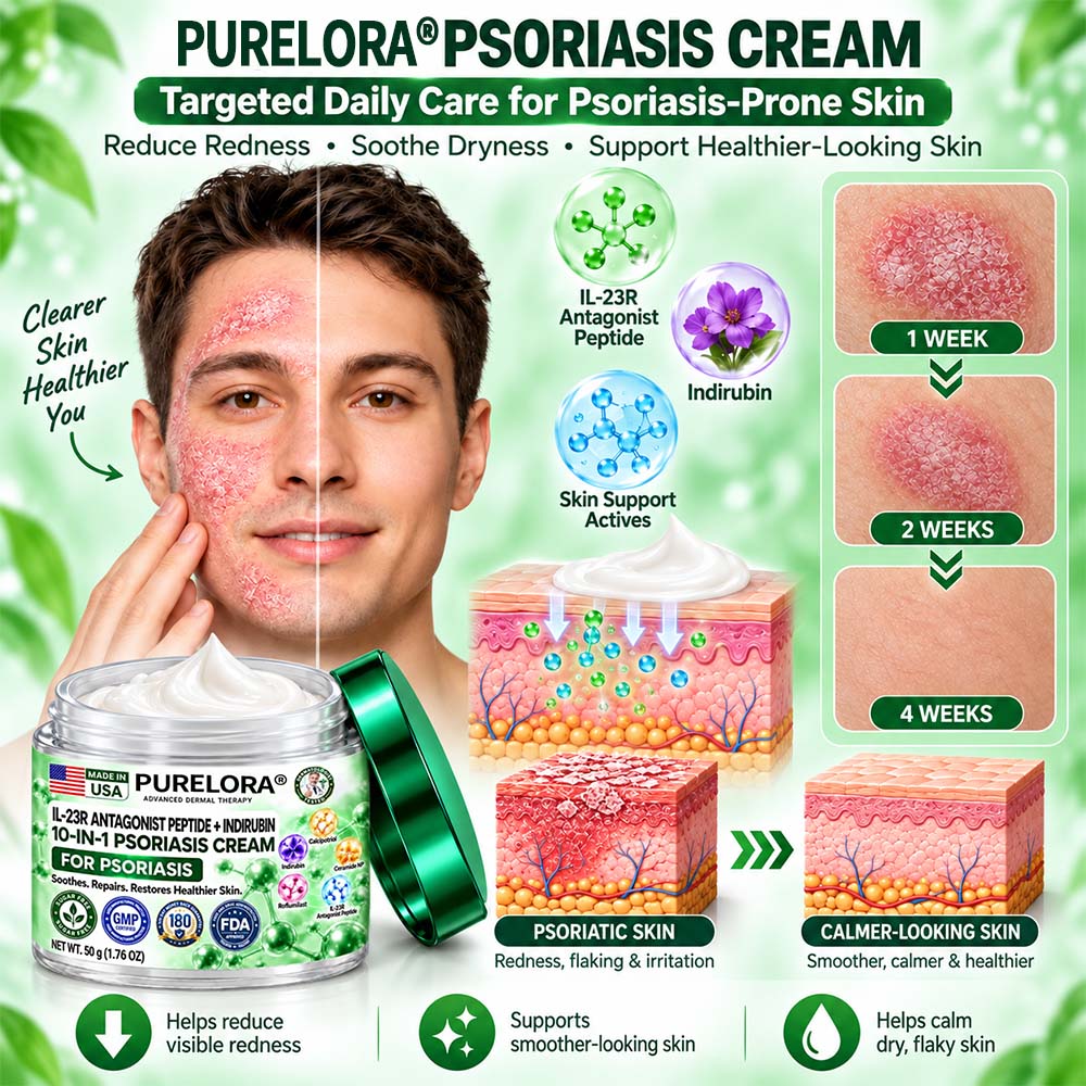 𝐎𝐟𝐟𝐢𝐜𝐢𝐚𝐥 𝐒𝐭𝐨𝐫𝐞 |💧💧 Purelora®𝑰𝑳-𝟐𝟑𝑹 𝑨𝒏𝒕𝒂𝒈𝒐𝒏𝒊𝒔𝒕 𝑷𝒆𝒑𝒕𝒊𝒅𝒆 + 𝑰𝒏𝒅𝒊𝒓𝒖𝒃𝒊𝒏 𝟏𝟎-𝑰𝑵-𝟏 𝑷𝒔𝒐𝒓𝒊𝒂𝒔𝒊𝒔 𝑪𝒓𝒆𝒂𝒎 （𝑯𝒆𝒍𝒑𝒔 𝑹𝒆𝒅𝒖𝒄𝒆 𝑽𝒊𝒔𝒊𝒃𝒍𝒆 𝑹𝒆𝒅𝒏𝒆𝒔𝒔 & 𝑺𝒄𝒂𝒍𝒊𝒏𝒈, 𝑺𝒐𝒐𝒕𝒉𝒆 𝑫𝒓𝒚𝒏𝒆𝒔𝒔 & 𝑰𝒕𝒄𝒉𝒊𝒏𝒈, 𝑺𝒖𝒑𝒑𝒐𝒓𝒕 𝑩𝒂𝒍𝒂𝒏𝒄𝒆𝒅 𝑺𝒌𝒊𝒏-𝑪𝒆𝒍𝒍 𝑹𝒆𝒏𝒆𝒘𝒂𝒍 & 𝑯𝒆𝒍𝒑 𝑹𝒆𝒊𝒏𝒇𝒐𝒓𝒄𝒆 𝒕𝒉𝒆 𝑺𝒌𝒊𝒏 𝑩𝒂𝒓𝒓𝒊𝒆𝒓）