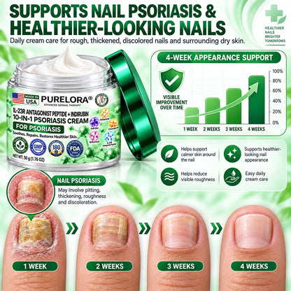 𝐎𝐟𝐟𝐢𝐜𝐢𝐚𝐥 𝐒𝐭𝐨𝐫𝐞 |💧💧 Purelora®𝑰𝑳-𝟐𝟑𝑹 𝑨𝒏𝒕𝒂𝒈𝒐𝒏𝒊𝒔𝒕 𝑷𝒆𝒑𝒕𝒊𝒅𝒆 + 𝑰𝒏𝒅𝒊𝒓𝒖𝒃𝒊𝒏 𝟏𝟎-𝑰𝑵-𝟏 𝑷𝒔𝒐𝒓𝒊𝒂𝒔𝒊𝒔 𝑪𝒓𝒆𝒂𝒎 （𝑯𝒆𝒍𝒑𝒔 𝑹𝒆𝒅𝒖𝒄𝒆 𝑽𝒊𝒔𝒊𝒃𝒍𝒆 𝑹𝒆𝒅𝒏𝒆𝒔𝒔 & 𝑺𝒄𝒂𝒍𝒊𝒏𝒈, 𝑺𝒐𝒐𝒕𝒉𝒆 𝑫𝒓𝒚𝒏𝒆𝒔𝒔 & 𝑰𝒕𝒄𝒉𝒊𝒏𝒈, 𝑺𝒖𝒑𝒑𝒐𝒓𝒕 𝑩𝒂𝒍𝒂𝒏𝒄𝒆𝒅 𝑺𝒌𝒊𝒏-𝑪𝒆𝒍𝒍 𝑹𝒆𝒏𝒆𝒘𝒂𝒍 & 𝑯𝒆𝒍𝒑 𝑹𝒆𝒊𝒏𝒇𝒐𝒓𝒄𝒆 𝒕𝒉𝒆 𝑺𝒌𝒊𝒏 𝑩𝒂𝒓𝒓𝒊𝒆𝒓）