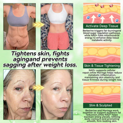 🔥New Arrival |Purelora® Moringa Berberine × NAD⁺ 10-in-1 Nano Microneedle Patch (Just once daily, visible changes in 7 days) ✅ Supports weight management, loose skin, diabetes care, sleep apnea, joint comfort, and more