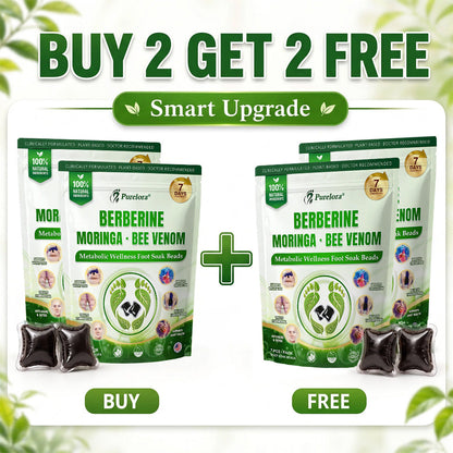 🇺🇸👩‍⚕️𝐎𝐟𝐟𝐢𝐜𝐢𝐚𝐥 𝐁𝐫𝐚𝐧𝐝 𝐒𝐭𝐨𝐫𝐞 |🌿𝑷𝒖𝒓𝒆𝒍𝒐𝒓𝒂® 𝑩𝒆𝒓𝒃𝒆𝒓𝒊𝒏𝒆 𝑴𝒐𝒓𝒊𝒏𝒈𝒂- 𝑩𝒆𝒆 𝑽𝒆𝒏𝒐𝒎 Metabolic Wellness Foot Soak Beads
