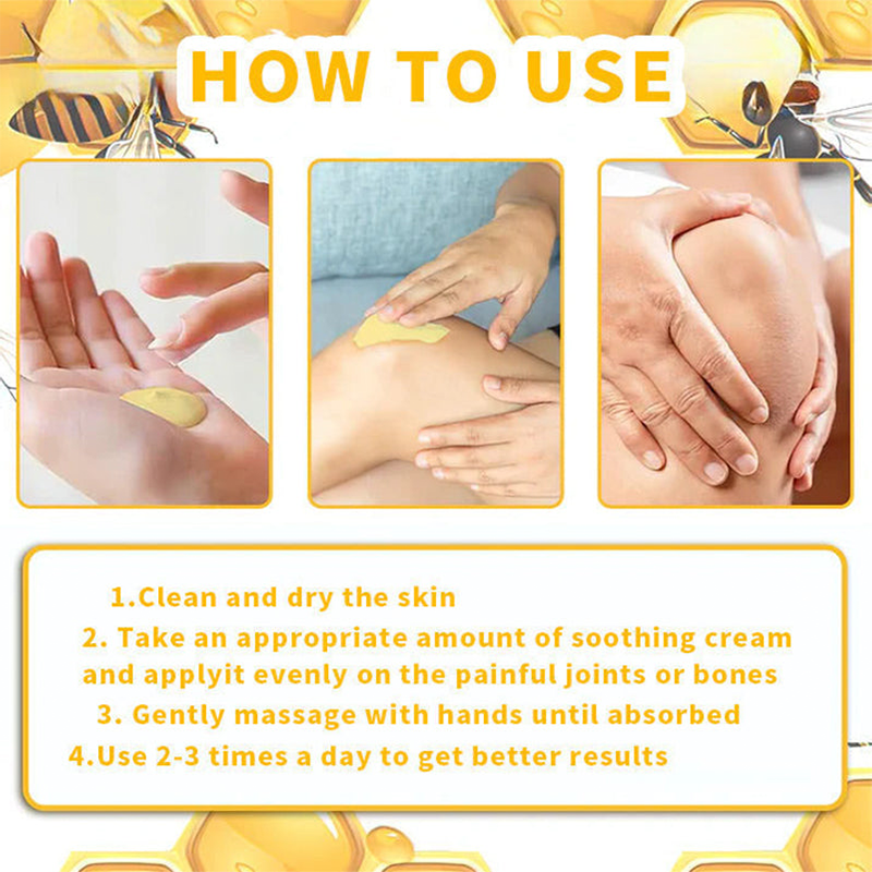 𝗙𝗗𝗔 𝗖𝗲𝗿𝘁𝗶𝗳𝗶𝗲𝗱 · 𝗢𝗳𝗳𝗶𝗰𝗶𝗮𝗹 𝗦𝘁𝗼𝗿𝗲 | Purelora®🔥 BEE VENOM LITHOSPERMUM Pain-Relief Bone Healing Cream 👑👑(Specially for older adults)