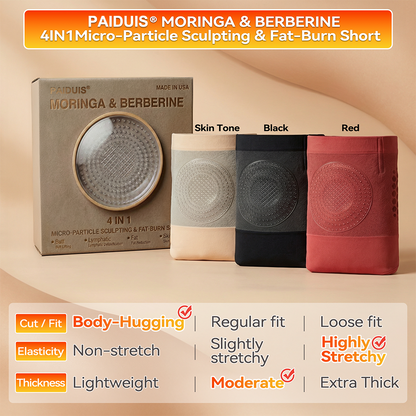 🔱Official Brand Store | 𝐏𝐚𝐢𝐝𝐮𝐢𝐬® 2026 4-in-1 Moringa & Berberine Shorts: Body-Shaping & Fat-Burning with Microparticles