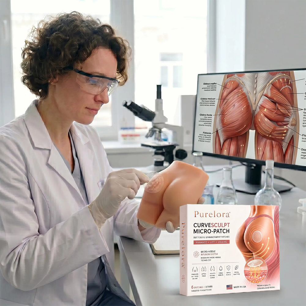 💕Purelora® CurveSculpt Micro-Patch ✦ Modela, reafirma y alisa las curvas de la parte inferior del cuerpo ✦ Sistema de infusión con microagujas