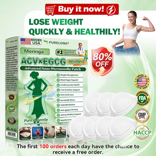 𝐏𝐮𝐫𝐞𝐥𝐨𝐫𝐚® 𝐀𝐂𝐕 × 𝐄𝐆𝐂𝐆 𝟏𝟎-𝐢𝐧-𝟏 𝐀𝐝𝐯𝐚𝐧𝐜𝐞𝐝 𝐍𝐚𝐧𝐨 𝐌𝐢𝐜𝐫𝐨𝐧𝐞𝐞𝐝𝐥𝐞 𝐏𝐚𝐭𝐜𝐡 (💧𝐉𝐮𝐬𝐭 𝐨𝐧𝐜𝐞 𝐚 𝐝𝐚𝐲, 𝐯𝐢𝐬𝐢𝐛𝐥𝐞 𝐜𝐡𝐚𝐧𝐠𝐞𝐬 𝐢𝐧 𝟕 𝐝𝐚𝐲𝐬) ✅𝐅𝐨𝐫 𝐨𝐛𝐞𝐬𝐢𝐭𝐲, 🅛🅞🅞🅢🅔 🅢🅚🅘🅝,𝐝𝐢𝐚𝐛𝐞𝐭𝐞𝐬, 𝐬𝐥𝐞𝐞𝐩 𝐚𝐩𝐧𝐞𝐚, 𝐣𝐨𝐢𝐧𝐭 𝐢𝐬𝐬𝐮𝐞𝐬, 𝐚𝐧𝐝 𝐦𝐨𝐫𝐞