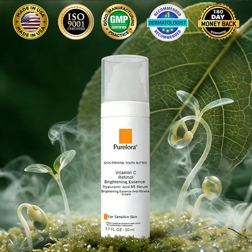 ☘️Purelora® Stem Cell Extract EGF and Copper Peptide Revitalizing Essence Cream (deeply activates the skin's internal regeneration, making the skin firmer and smoother)