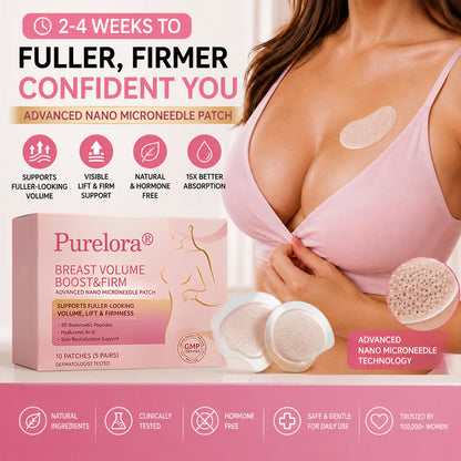 🏆Purelora® ✨BREAST VOLUME BOOST & FIRM Advanced Nano Microneedle Patch🎀