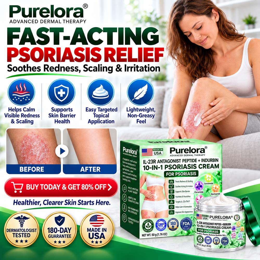 𝐎𝐟𝐟𝐢𝐜𝐢𝐚𝐥 𝐒𝐭𝐨𝐫𝐞 |💧💧 Purelora®𝑰𝑳-𝟐𝟑𝑹 𝑨𝒏𝒕𝒂𝒈𝒐𝒏𝒊𝒔𝒕 𝑷𝒆𝒑𝒕𝒊𝒅𝒆 + 𝑰𝒏𝒅𝒊𝒓𝒖𝒃𝒊𝒏 𝟏𝟎-𝑰𝑵-𝟏 𝑷𝒔𝒐𝒓𝒊𝒂𝒔𝒊𝒔 𝑪𝒓𝒆𝒂𝒎 （𝑯𝒆𝒍𝒑𝒔 𝑹𝒆𝒅𝒖𝒄𝒆 𝑽𝒊𝒔𝒊𝒃𝒍𝒆 𝑹𝒆𝒅𝒏𝒆𝒔𝒔 & 𝑺𝒄𝒂𝒍𝒊𝒏𝒈, 𝑺𝒐𝒐𝒕𝒉𝒆 𝑫𝒓𝒚𝒏𝒆𝒔𝒔 & 𝑰𝒕𝒄𝒉𝒊𝒏𝒈, 𝑺𝒖𝒑𝒑𝒐𝒓𝒕 𝑩𝒂𝒍𝒂𝒏𝒄𝒆𝒅 𝑺𝒌𝒊𝒏-𝑪𝒆𝒍𝒍 𝑹𝒆𝒏𝒆𝒘𝒂𝒍 & 𝑯𝒆𝒍𝒑 𝑹𝒆𝒊𝒏𝒇𝒐𝒓𝒄𝒆 𝒕𝒉𝒆 𝑺𝒌𝒊𝒏 𝑩𝒂𝒓𝒓𝒊𝒆𝒓）