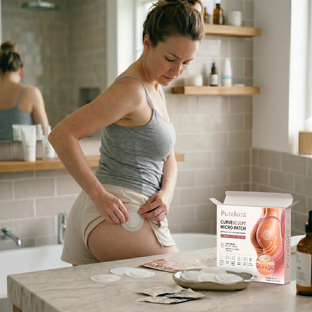 💕Purelora® CurveSculpt Micro-Patch ✦ Modela, reafirma y alisa las curvas de la parte inferior del cuerpo ✦ Sistema de infusión con microagujas