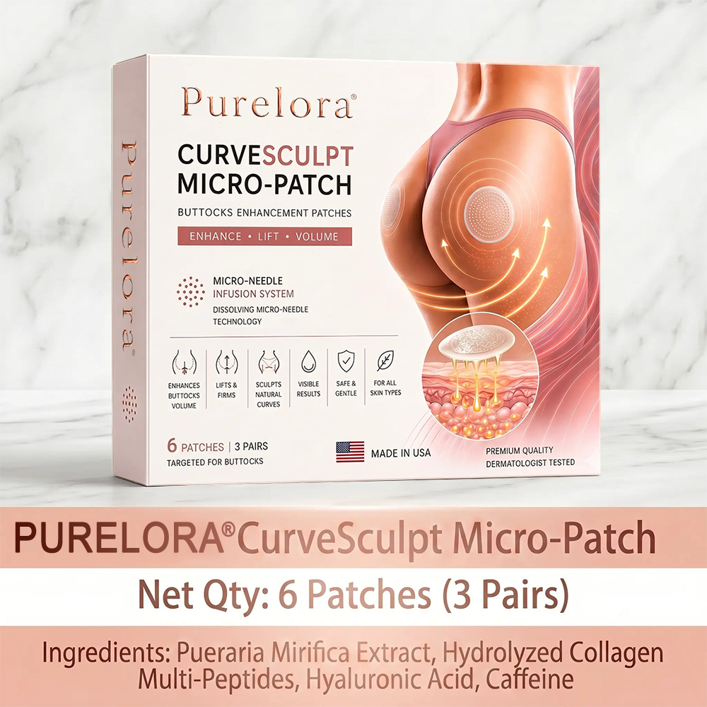 💕Purelora® CurveSculpt Micro-Patch ✦ Modela, reafirma y alisa las curvas de la parte inferior del cuerpo ✦ Sistema de infusión con microagujas