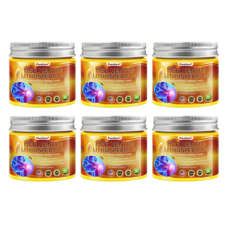 🔥New Arrival🐝Purelora® Bee Venom & Lithospermum Comfort Cream When Walking, Standing or Sleeping Hurts — Daily Pain Relief & Bone Comfort for Older Adults