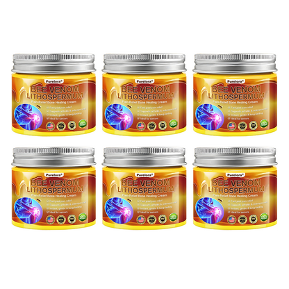 🔥New Arrival🐝Purelora® Bee Venom & Lithospermum Comfort Cream When Walking, Standing or Sleeping Hurts — Daily Pain Relief & Bone Comfort for Older Adults