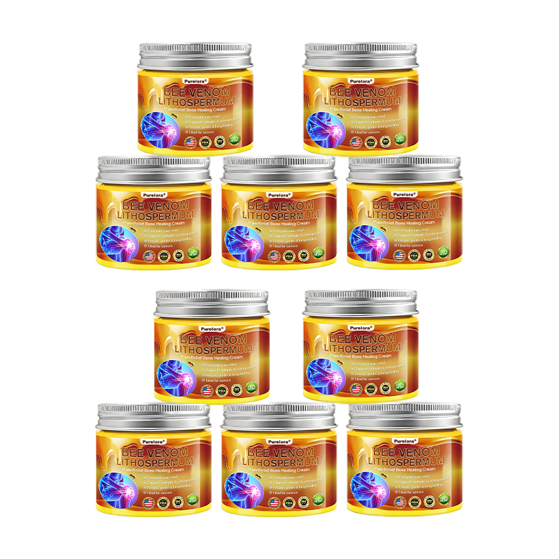 🔥New Arrival🐝Purelora® Bee Venom & Lithospermum Comfort Cream When Walking, Standing or Sleeping Hurts — Daily Pain Relief & Bone Comfort for Older Adults