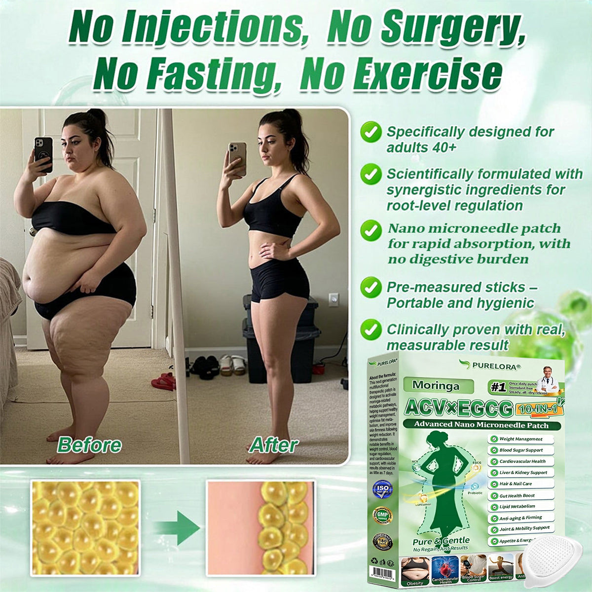 ⚡𝐏𝐮𝐫𝐞𝐥𝐨𝐫𝐚® 𝐀𝐂𝐕 × 𝐄𝐆𝐂𝐆 𝟏𝟎-𝐢𝐧-𝟏 𝐀𝐝𝐯𝐚𝐧𝐜𝐞𝐝 𝐍𝐚𝐧𝐨 𝐌𝐢𝐜𝐫𝐨𝐧𝐞𝐞𝐝𝐥𝐞 𝐏𝐚𝐭𝐜𝐡 (𝐉𝐮𝐬𝐭 𝐨𝐧𝐜𝐞 𝐚 𝐝𝐚𝐲, 𝐯𝐢𝐬𝐢𝐛𝐥𝐞 𝐜𝐡𝐚𝐧𝐠𝐞𝐬 𝐢𝐧 𝟕 𝐝𝐚𝐲𝐬) ✅𝐅𝐨𝐫 𝐨𝐛𝐞𝐬𝐢𝐭𝐲, 🅛🅞🅞🅢🅔 🅢🅚🅘🅝,𝐝𝐢𝐚𝐛𝐞𝐭𝐞𝐬, 𝐬𝐥𝐞𝐞𝐩 𝐚𝐩𝐧𝐞𝐚, 𝐣𝐨𝐢𝐧𝐭 𝐢𝐬𝐬𝐮𝐞𝐬, 𝐚𝐧𝐝 𝐦𝐨𝐫𝐞