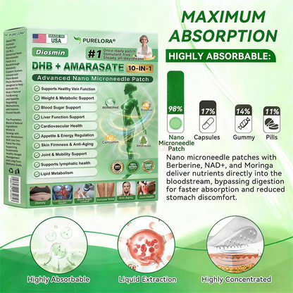 𝐏𝐮𝐫𝐞𝐥𝐨𝐫𝐚® 𝐌𝐞𝐭𝐚𝐛𝐨𝐥𝐢𝐜 𝐌𝐚𝐭𝐫𝐢𝐱™ – 𝐃𝐇𝐁 + 𝐀𝐦𝐚𝐫𝐚𝐬𝐚𝐭𝐞 𝟏𝟎-𝐢𝐧-𝟏 𝐍𝐚𝐧𝐨 𝐌𝐢𝐜𝐫𝐨𝐧𝐞𝐞𝐝𝐥𝐞 𝐏𝐚𝐭𝐜𝐡 (💧𝐉𝐮𝐬𝐭 𝐎𝐧𝐜𝐞 𝐚 𝐃𝐚𝐲 – 𝐕𝐢𝐬𝐢𝐛𝐥𝐞 𝐑𝐞𝐬𝐮𝐥𝐭𝐬 𝐢𝐧 𝟕 𝐃𝐚𝐲𝐬!) ✅𝐓𝐚𝐜𝐤𝐥𝐞𝐬 𝐨𝐛𝐞𝐬𝐢𝐭𝐲, 𝐥𝐨𝐨𝐬𝐞 𝐬𝐤𝐢𝐧, 𝐝𝐢𝐚𝐛𝐞𝐭𝐞𝐬, 𝐬𝐥𝐞𝐞𝐩 𝐢𝐬𝐬𝐮𝐞𝐬, 𝐣𝐨𝐢𝐧𝐭 𝐩𝐚𝐢𝐧, 𝐚𝐧𝐝 𝐬𝐮𝐩𝐩𝐨𝐫𝐭𝐬 𝐯𝐞𝐢𝐧 & 𝐥𝐲𝐦𝐩𝐡𝐚𝐭𝐢𝐜 𝐜𝐢𝐫𝐜𝐮𝐥𝐚𝐭𝐢𝐨𝐧