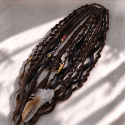 🎉Elastic Dread Ponytail - 🔥Boho-style