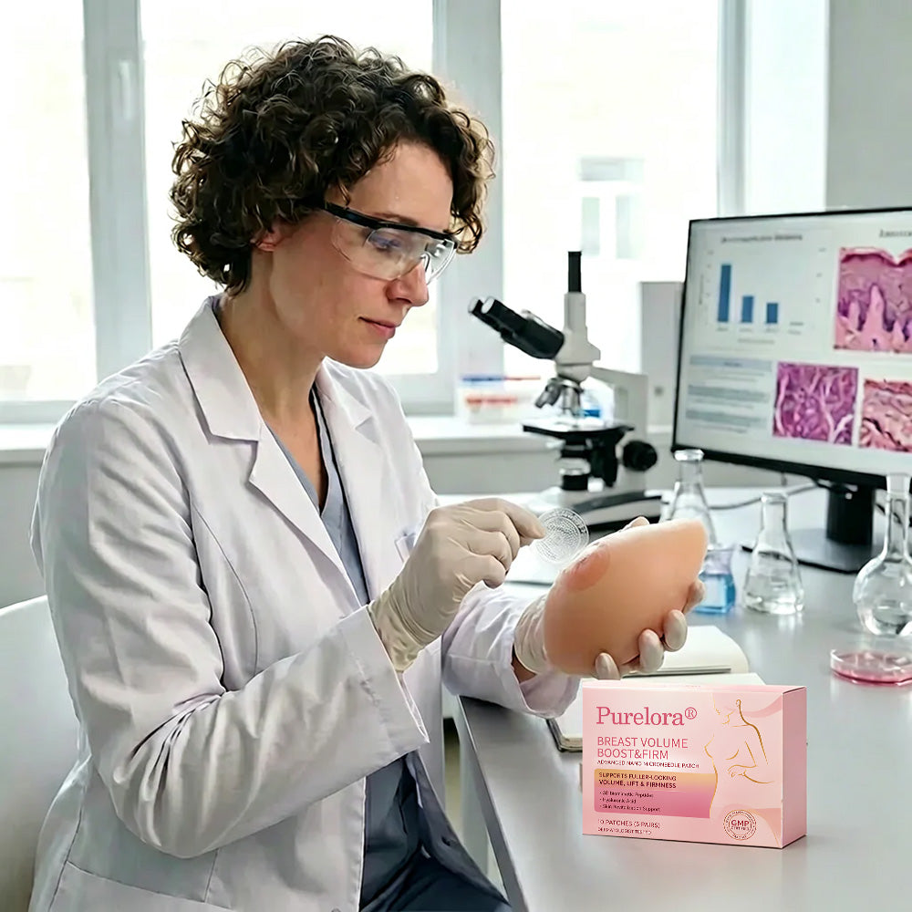 🏆Purelora® ✨BREAST VOLUME BOOST & FIRM Advanced Nano Microneedle Patch🎀
