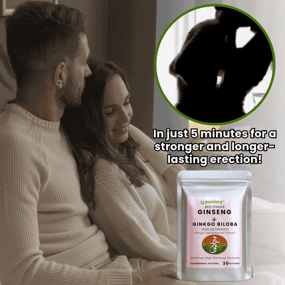 PureloraTM Red Panax Ginseng+Ginkgo Biloba