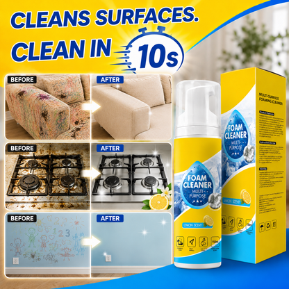 🔥Last Day 60% OFF - Foam No-Rinse Cleaner — Spray, Wipe & Done